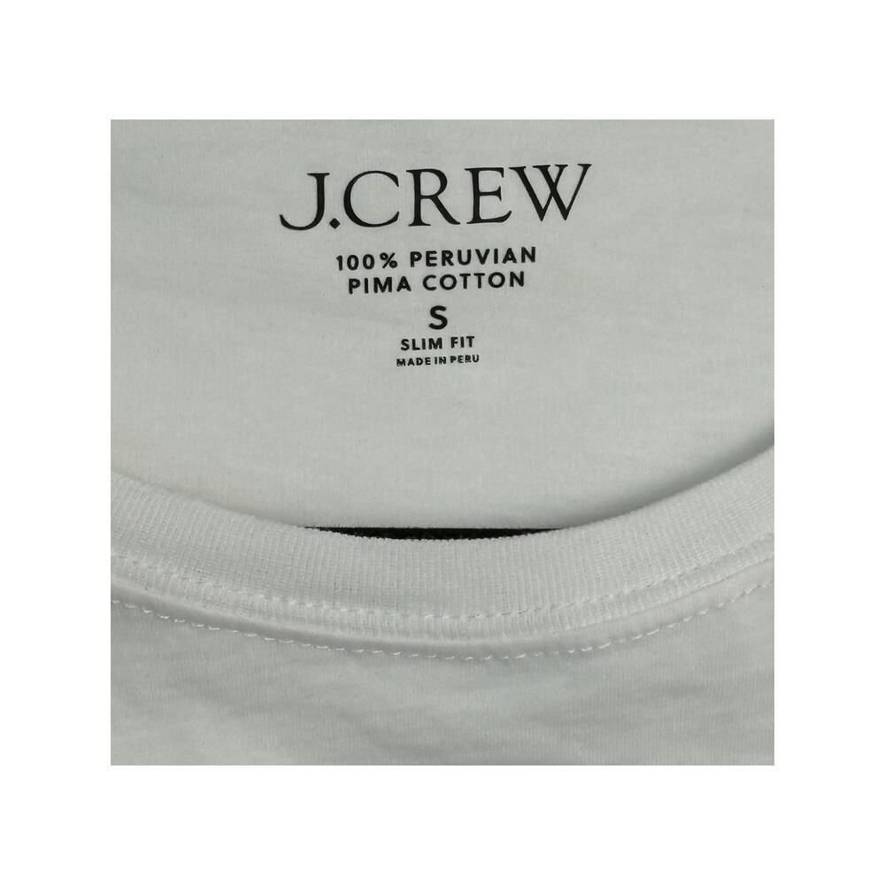 NWT J Crew Prima Cotton T-Shirt Item # 0012-0013 - Picture 6 of 7